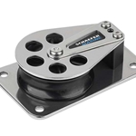 Schaefer 705-11 Series 7 Stainless Steel Flat Base/Delrin Sheave Block  | Blackburn Marine Schaefer Hardware